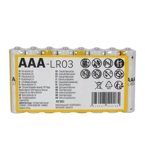 AAA ALKALINE BATTERIES 8 PCS