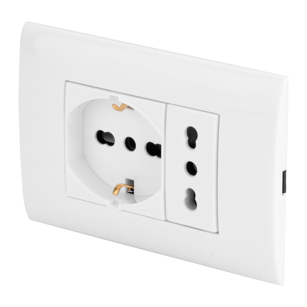 Bricocenter MONOBLOC SOCKET KIT - 2-PIN SOCKET 10/16+UNIVERSAL SOCKET 10/16