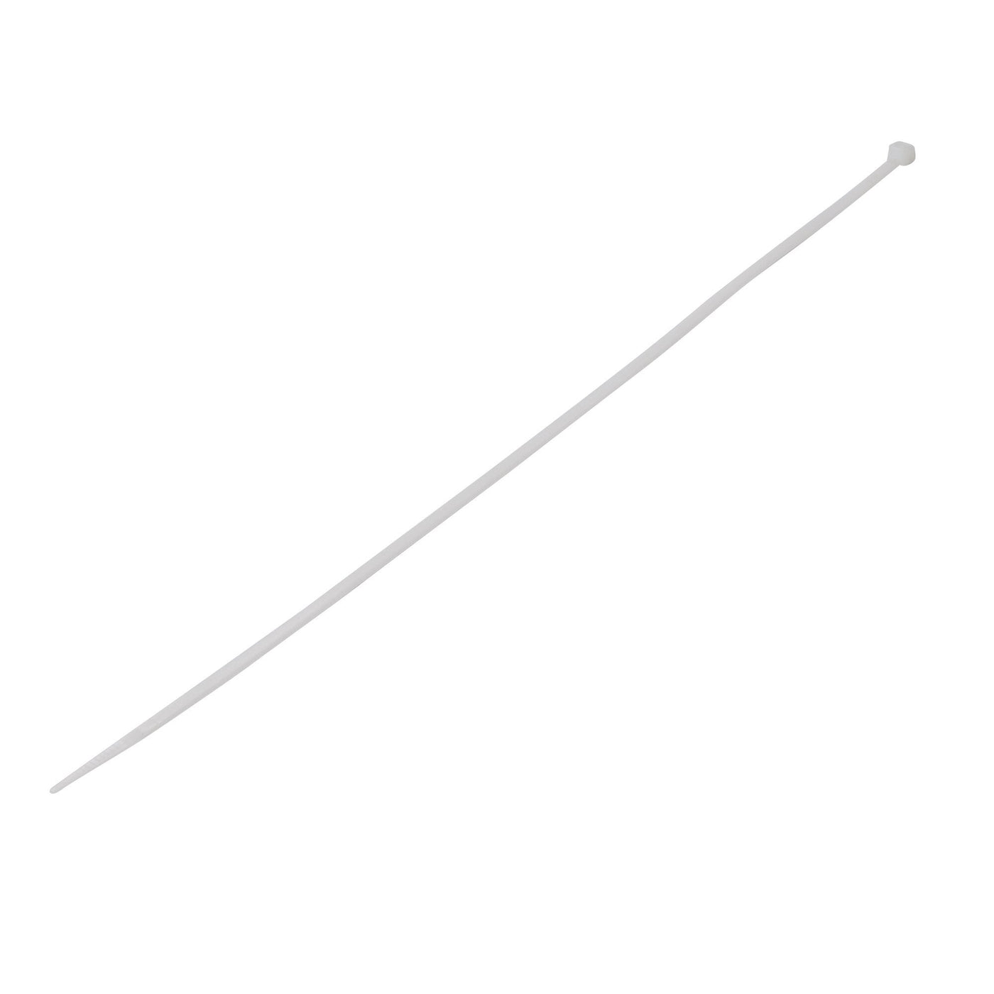 WHITE CABLE TIES 3.7X350MM 100 PIECES