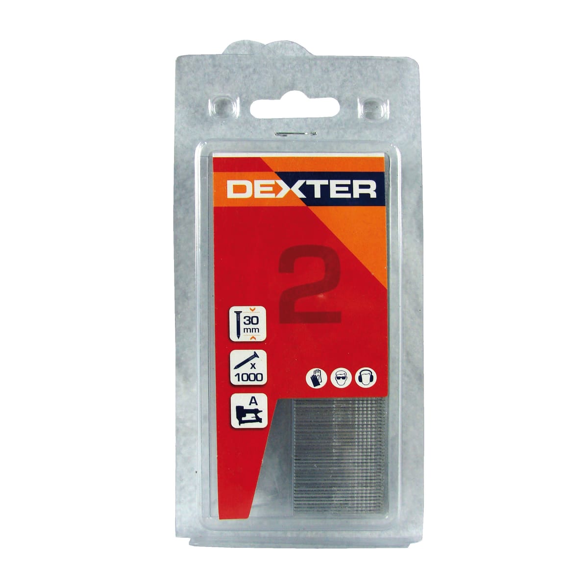 12–30 mm Dexter nails, 1,000 pieces