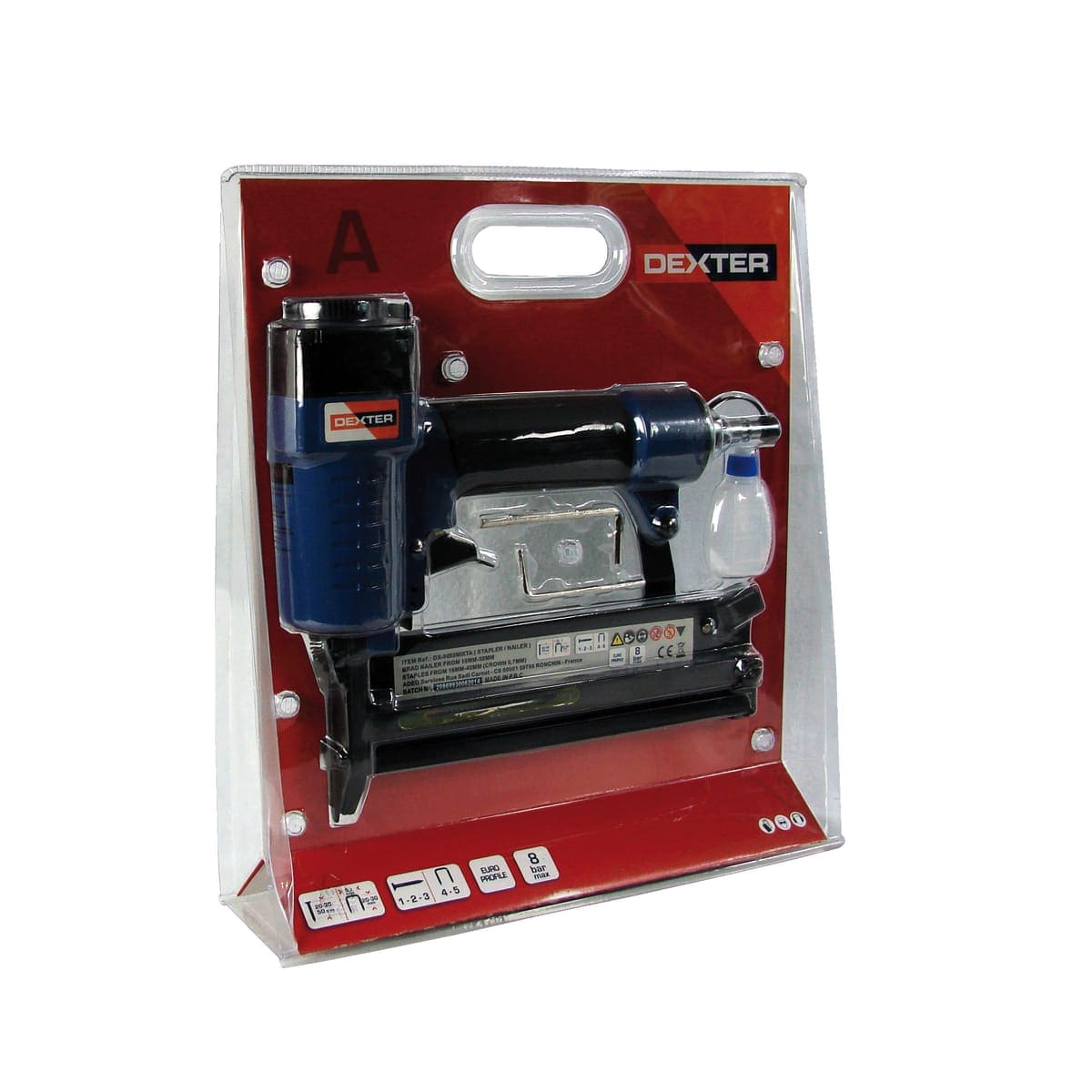 Bricocenter DEXTER MULTI-PURPOSE PNEUMATIC NAILER METAL BODY