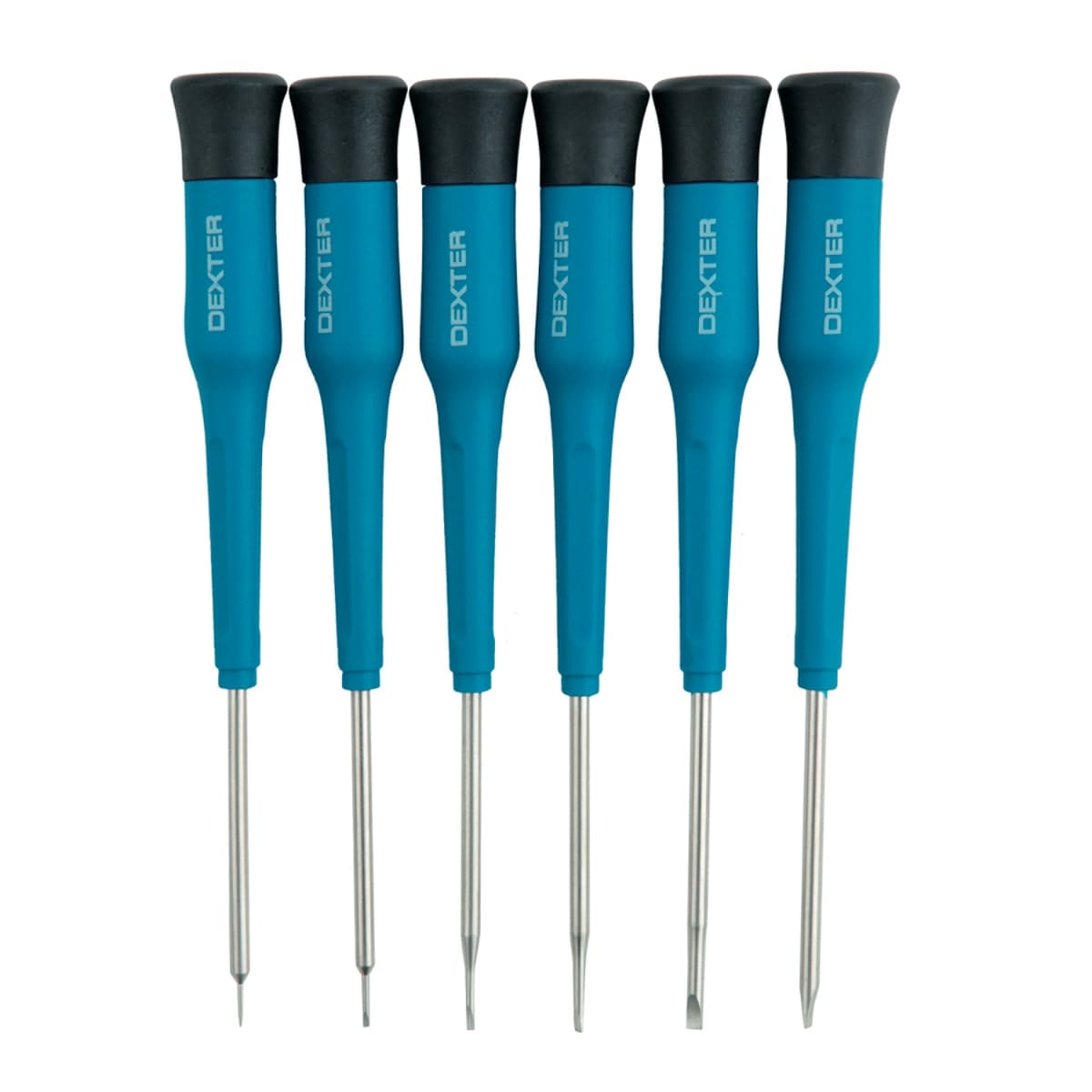 Bricocenter DEXTER PRECISION MINI SCREWDRIVER SET, 6 IMPRINTS