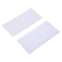WHITE ADHESIVE VELCRO 200X10