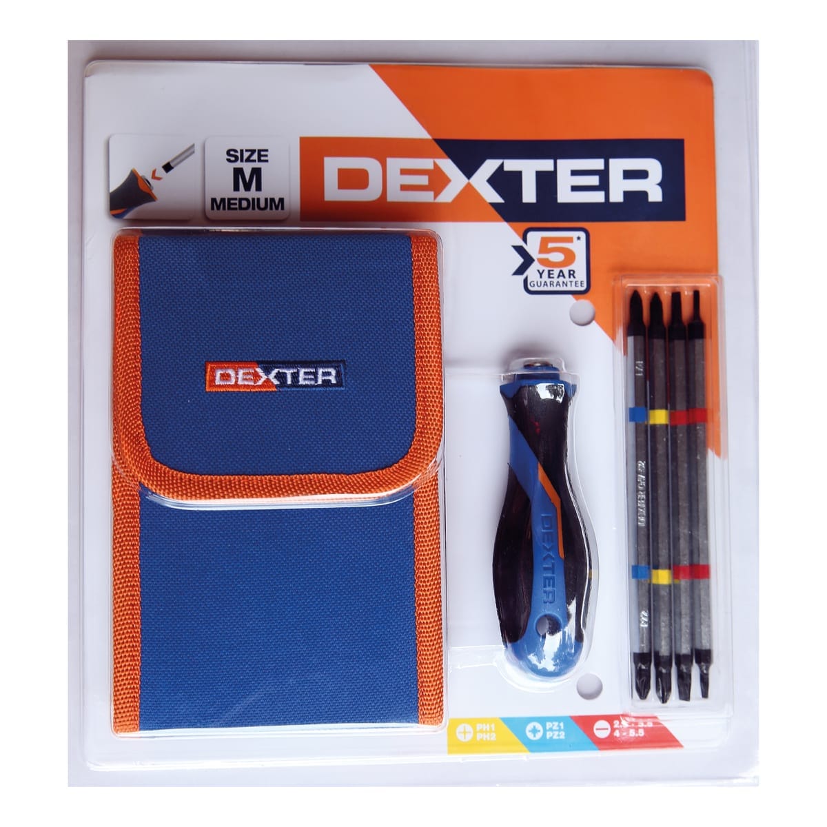 Bricocenter DXT-SET 8 IN 1 HANDLE M. + 4 BLADES