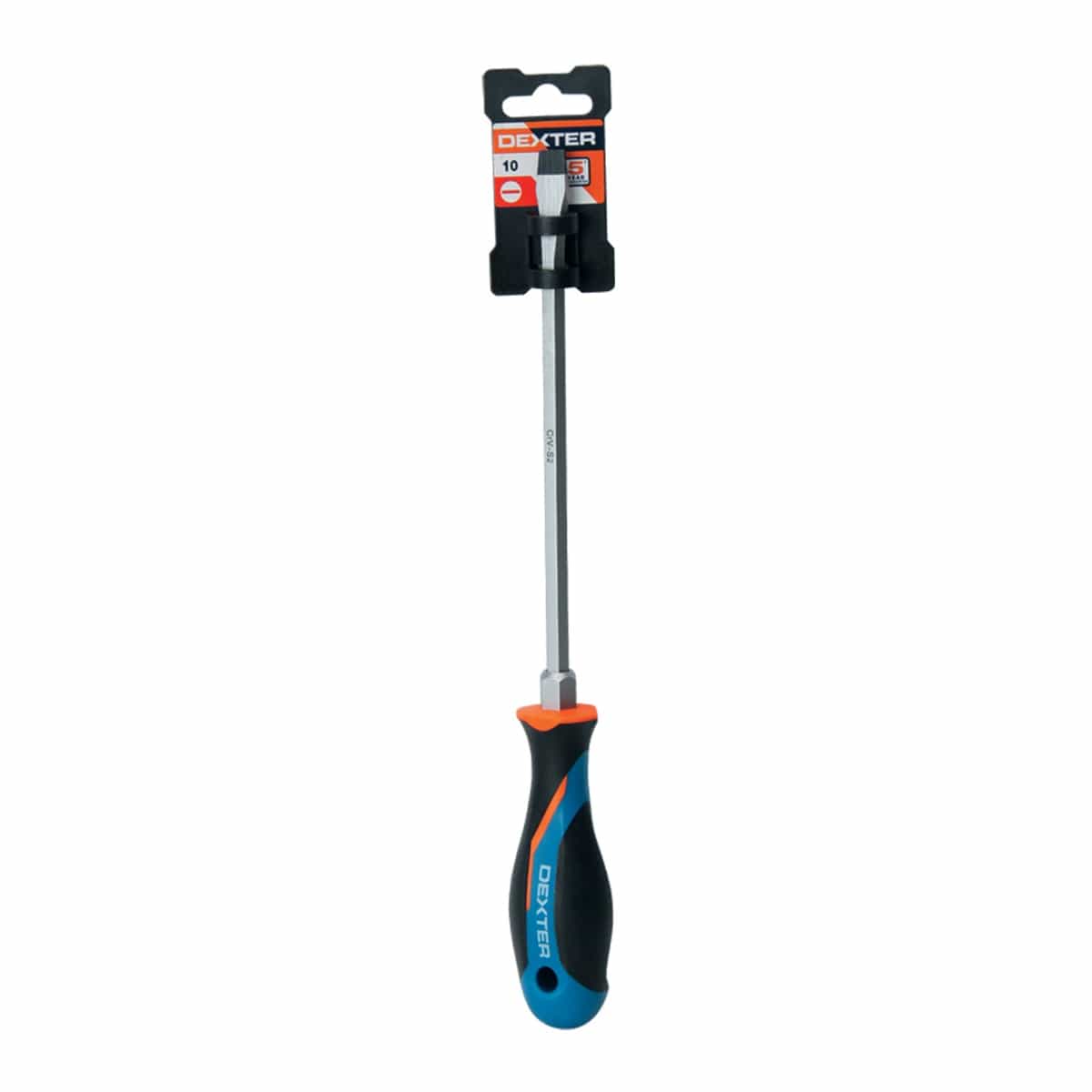 Bricocenter DEXTER SLOTTED SCREWDRIVER SL 10X200MM, CHROME VANADIUM