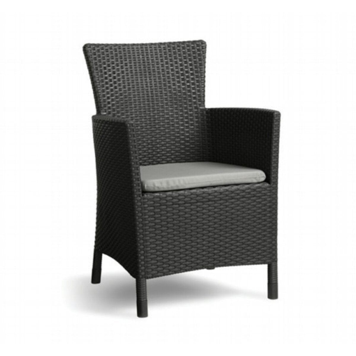 Bricocenter COFFEE SET IOWA KETER 2 POSTI MIDOLLINO SINTETICO INTRECCIATO CON CUSCINI