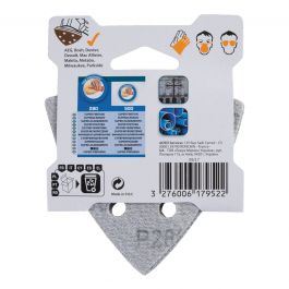 DELTA DEXTER SANDER ABRASIVE FOR METAL/PLASTIC 93X93 UNPERFORATED, GRIT 280,5 PE