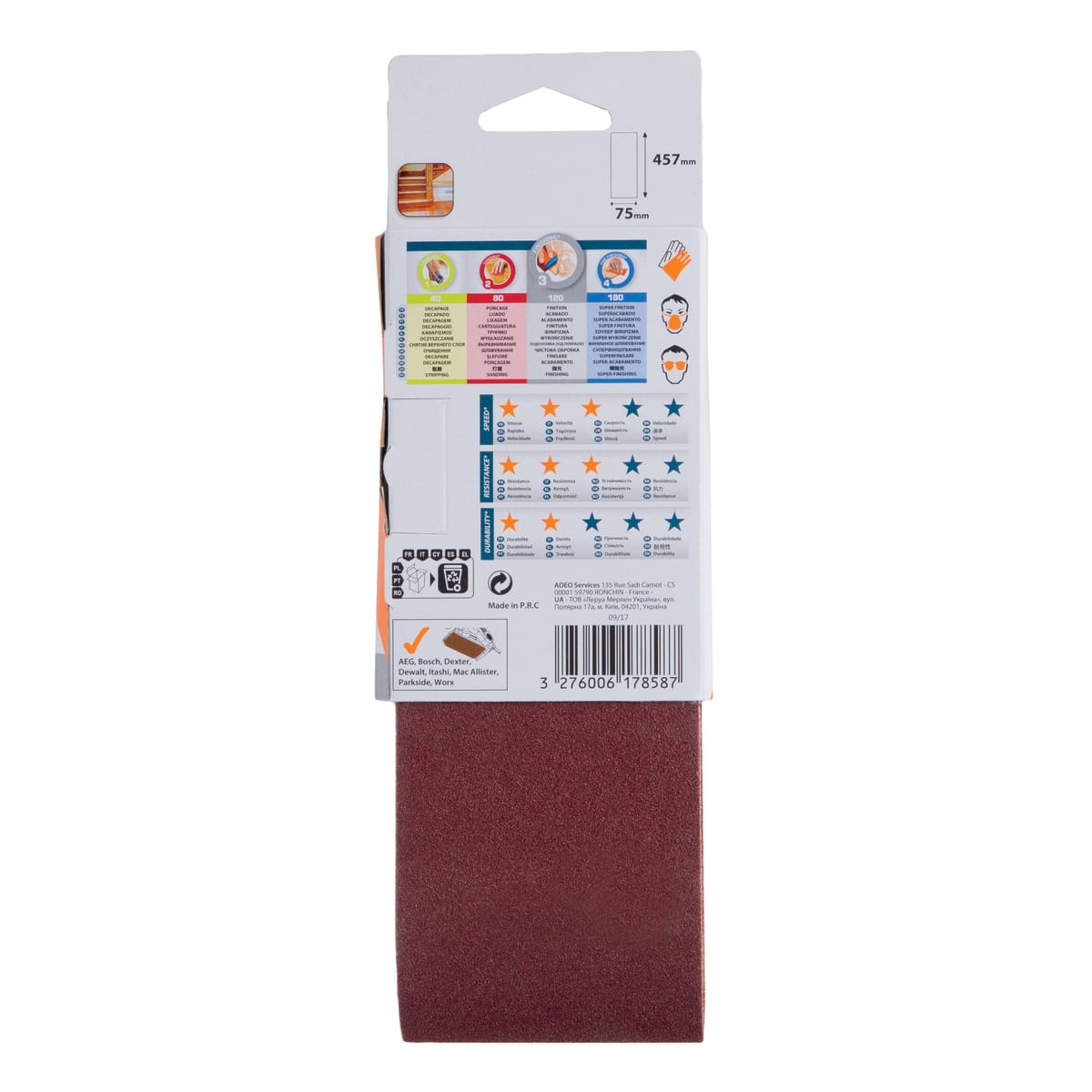 ABRASIVE FOR DEXTER BELT SANDER