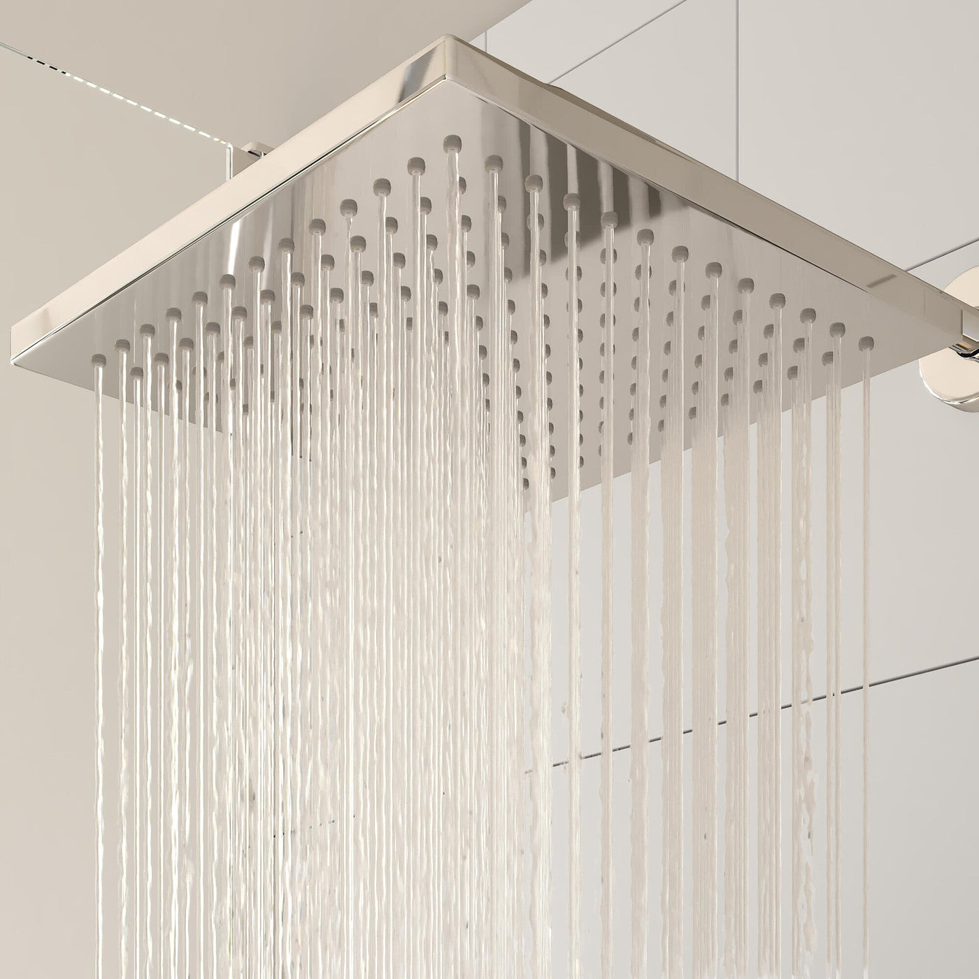 Square 25cm ABS Wool Shower Head