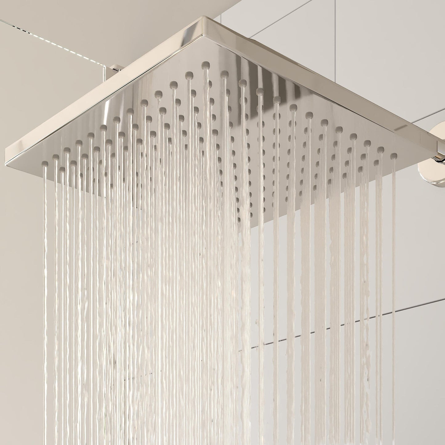 Square 25cm ABS Wool Shower Head