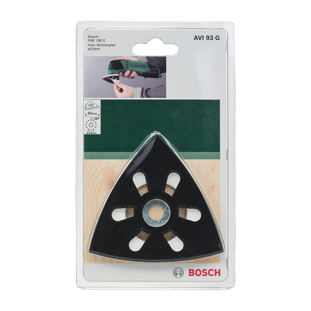 Bricocenter DELTA PLATE FOR BOSCH PMF180 MULTIFUNCTION TOOL FOR SANDING PAPERS