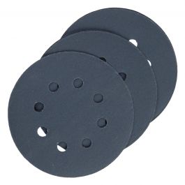 DEXTER ROTO-ORBITAL WOOD SANDER 125MM PERFORATED GRIT 280 ABRASIVE, 5 PIECES