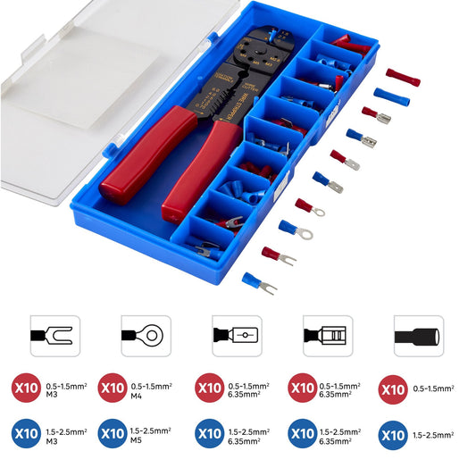 LEXMAN TERMINALS AND CRIMPING SET