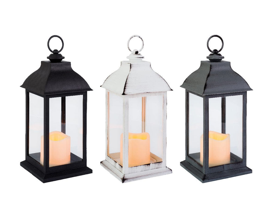 Bricocenter LANTERN WITH LED CANDLE H30X13.5X13.5 CM