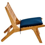 DARMA Natural lounge chair, H 67 x W 78 x D 67 cm