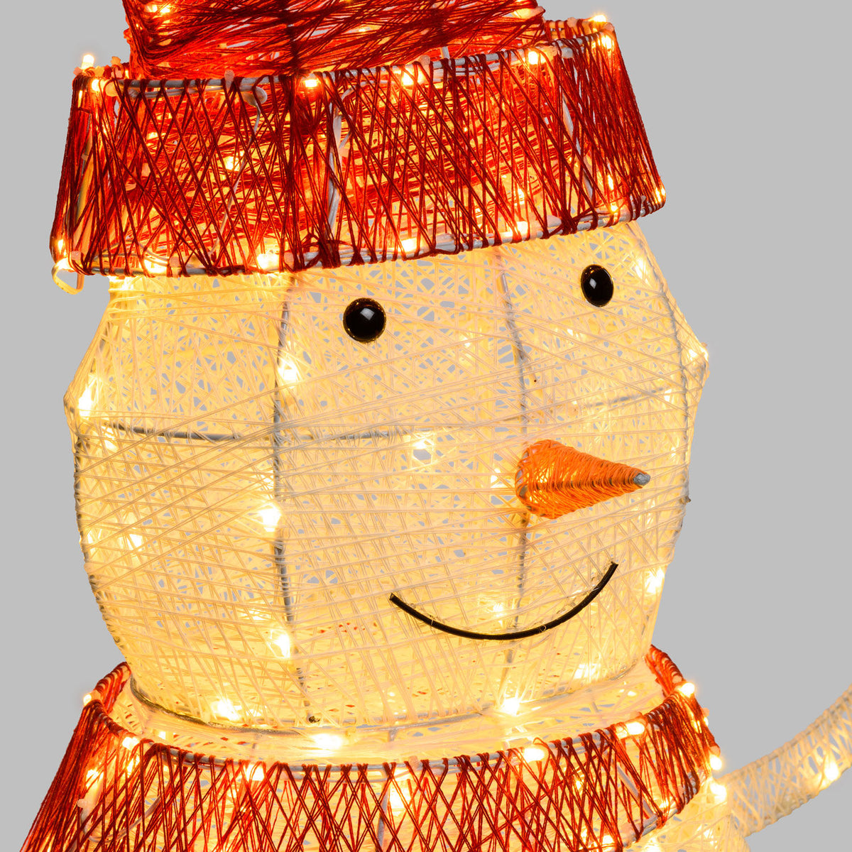 Pupazzo di neve luminoso 275 led h100