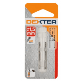 DEXTER METAL DRILL BIT DIAM 1.5 MM. LU