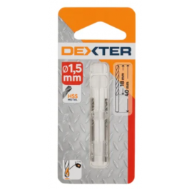 DEXTER METAL DRILL BIT DIAM 1.5 MM. LU