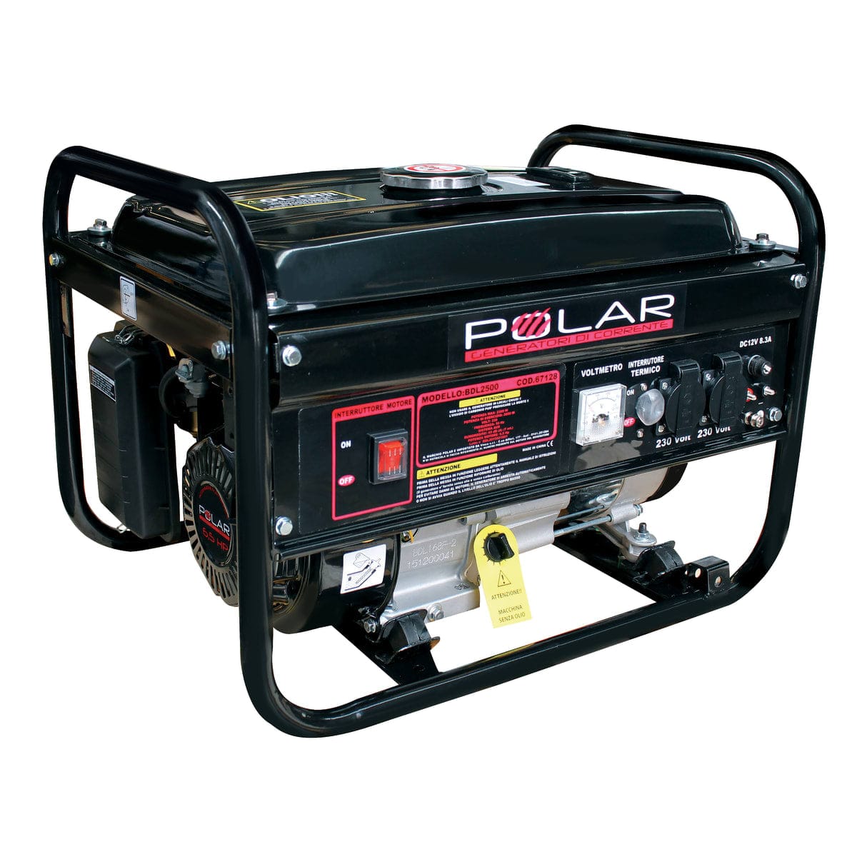 Bricocenter POLAR 230V, 4-STROKE, BDL MOTOR, 2200W, PETROL ENGINE