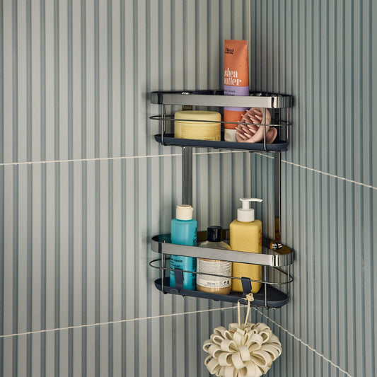 CORNER SHOWER BASKET 2 FLOORS REMIX CROM