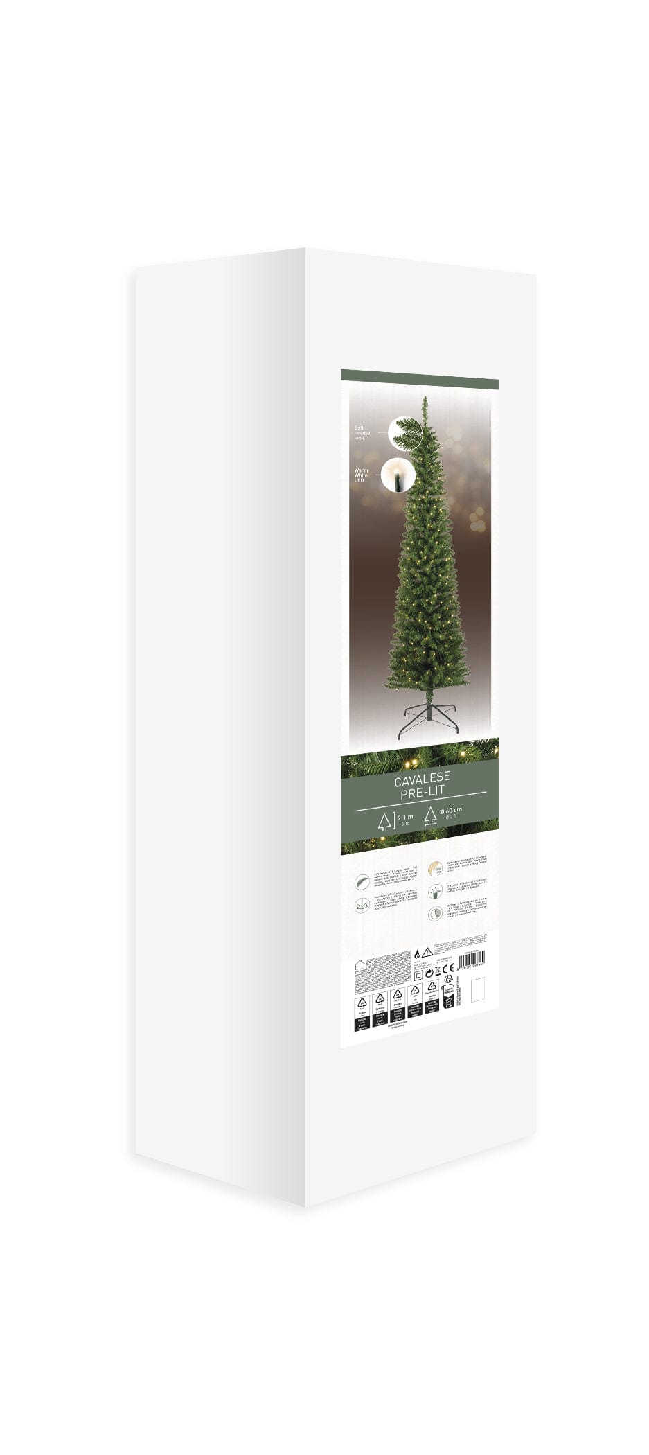 Bricocenter CAVALESE SLIM TREE H210CM-280 LIGHTS
