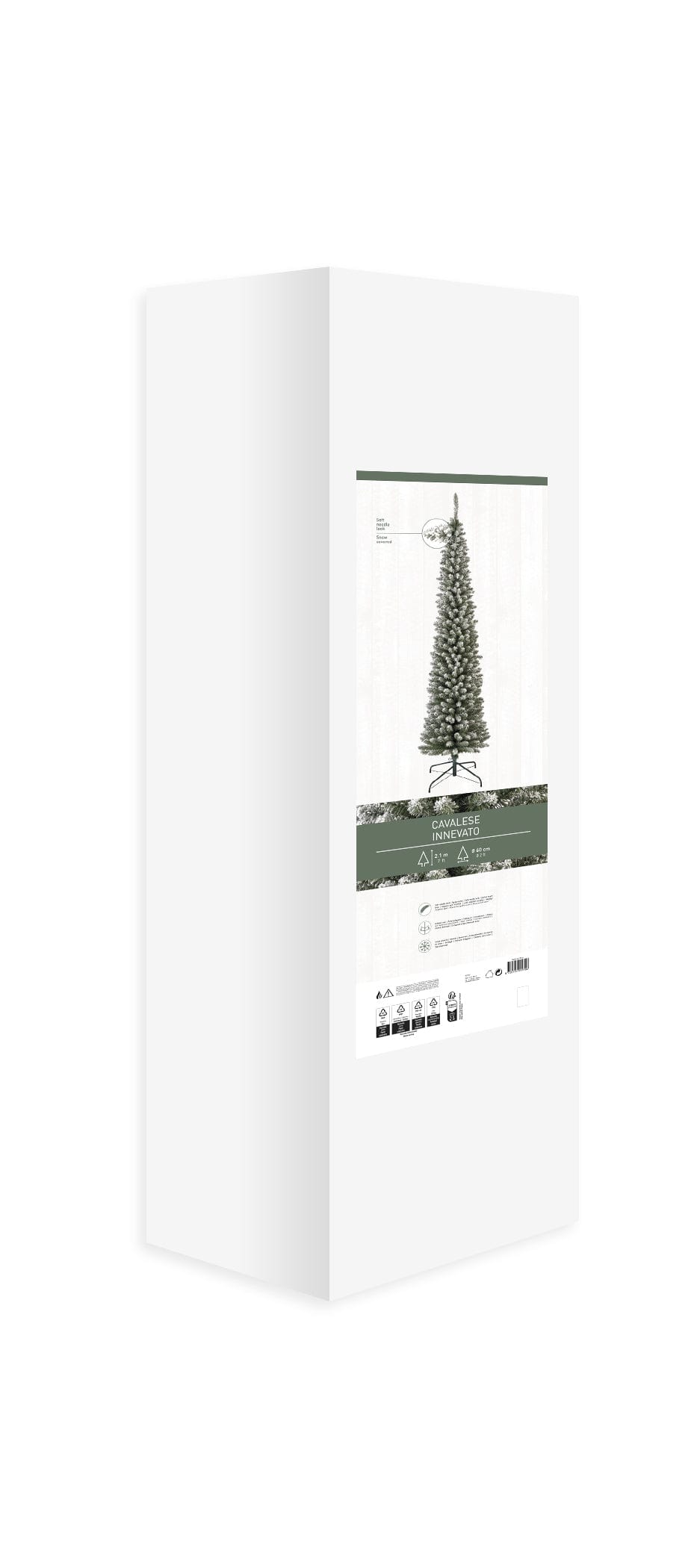 Bricocenter SNOWY SLIM CAVALESE TREE H210CM