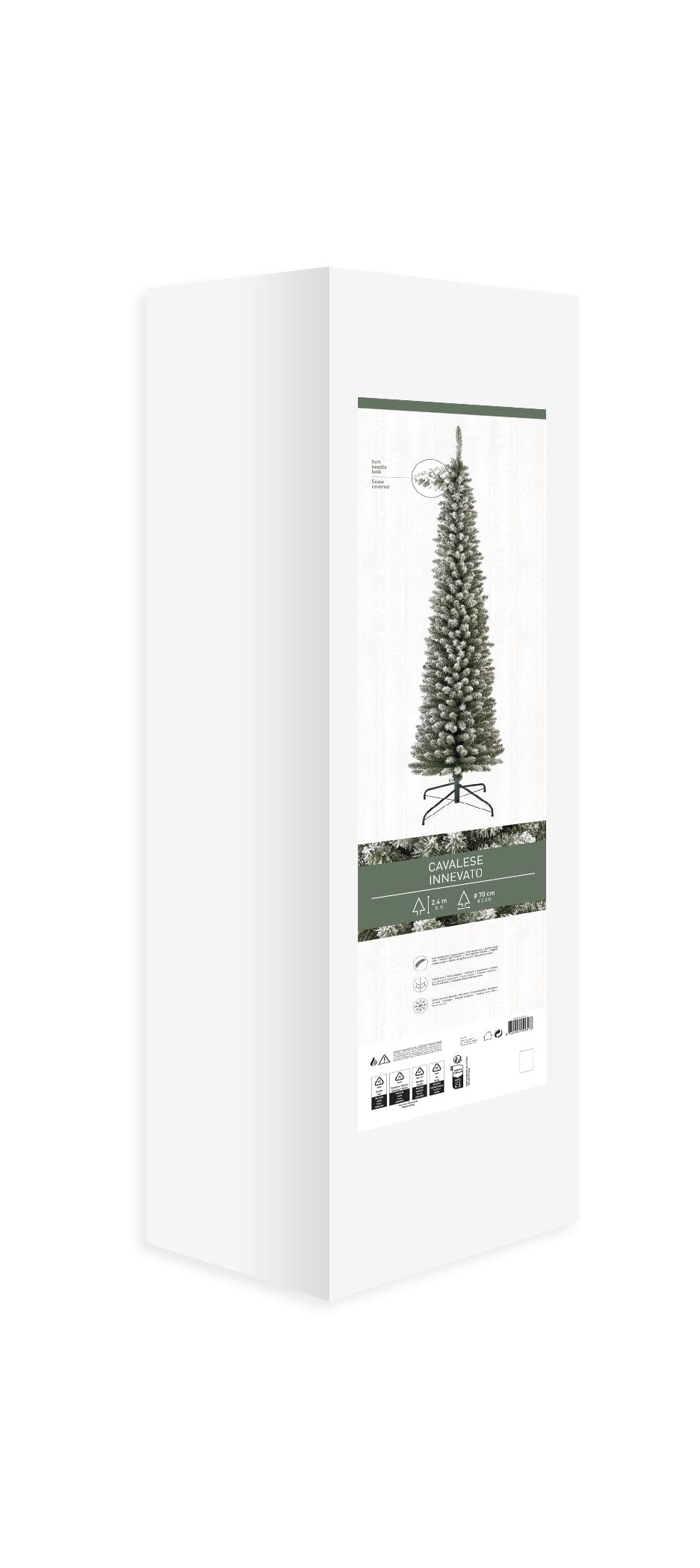 Bricocenter SNOWY SLIM CAVALESE TREE H240CM