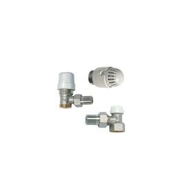 THERMOSTATIC KIT VALVE+LOCKSHIELD ANGLE IRON 3/8+THERMOSTATIC HEAD