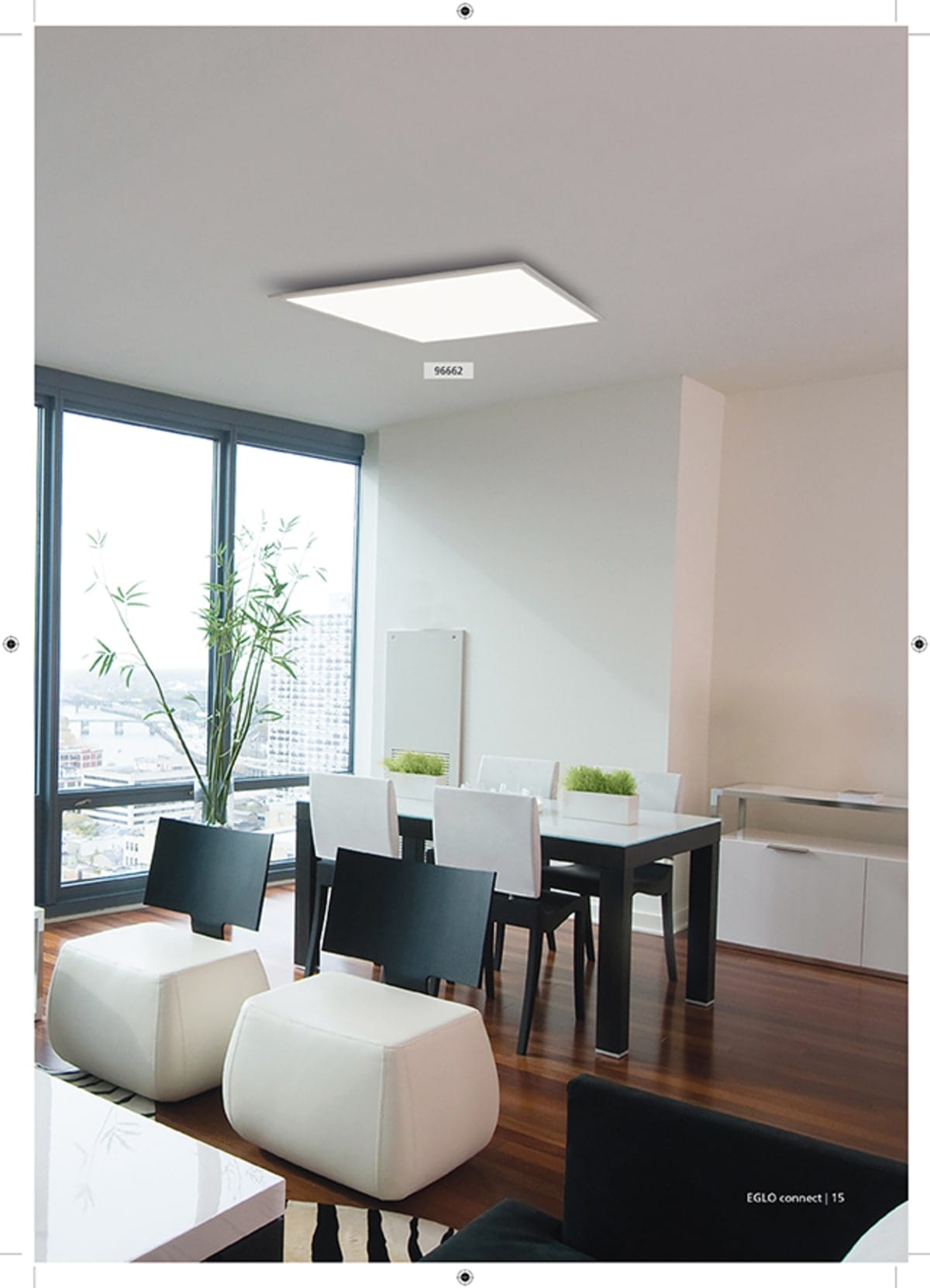 LED PANEL SALOBRENA METAL WHITE 29,5X29,5CM LED CCT RGBW SMART