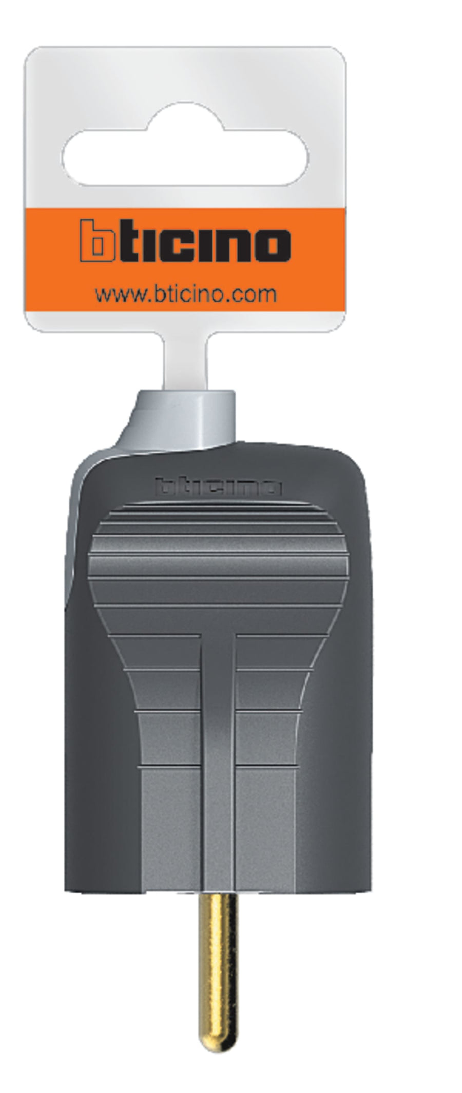 Bricocenter BLACK SWIVEL SCHUKO PLUG