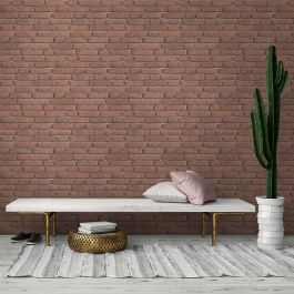 WALLPAPER ANTIQUE RED BRICK 53CMX10.5M