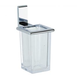 TOOTHBRUSH HOLDER SCREWS OR GLUE ELLA CHROME