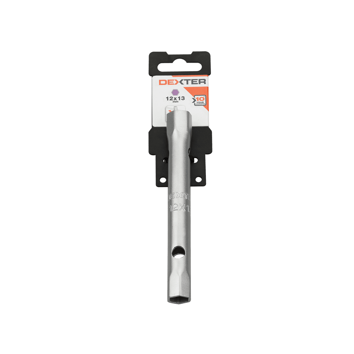 DEXTER SOCKET WRENCH12X13MM, LENGTH 110MM, CHROME VANADIUM