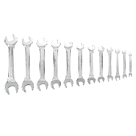 DEXTER SPANNER SET 12 ASSORTED SIZES IN CHROME VANADIUM