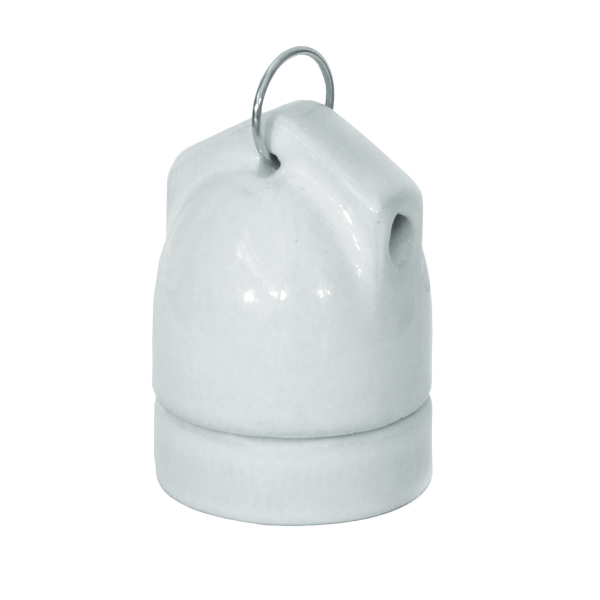 Bricocenter PORCELAIN E27 DOUBLE-ENTRY LAMP HOLDER