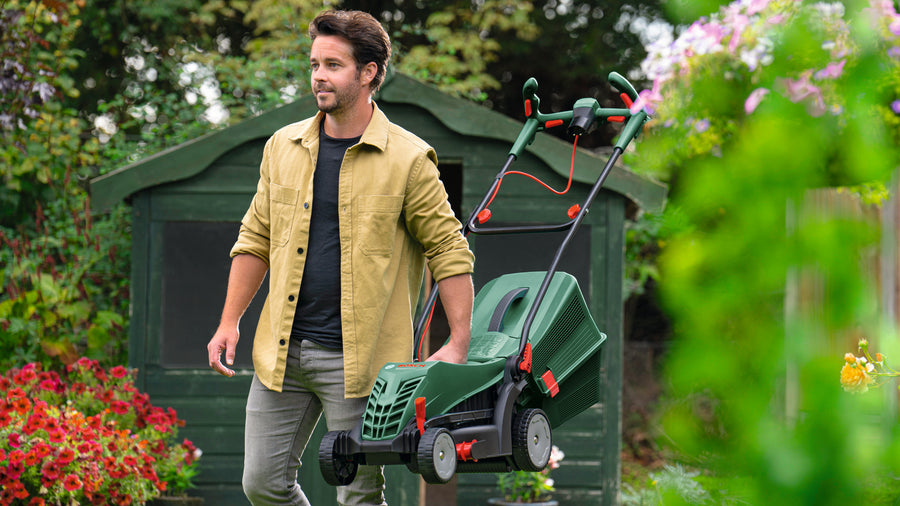 BOSCH ELECTRIC LAWN MOWER 1,400W CUTTING WIDTH 37CM