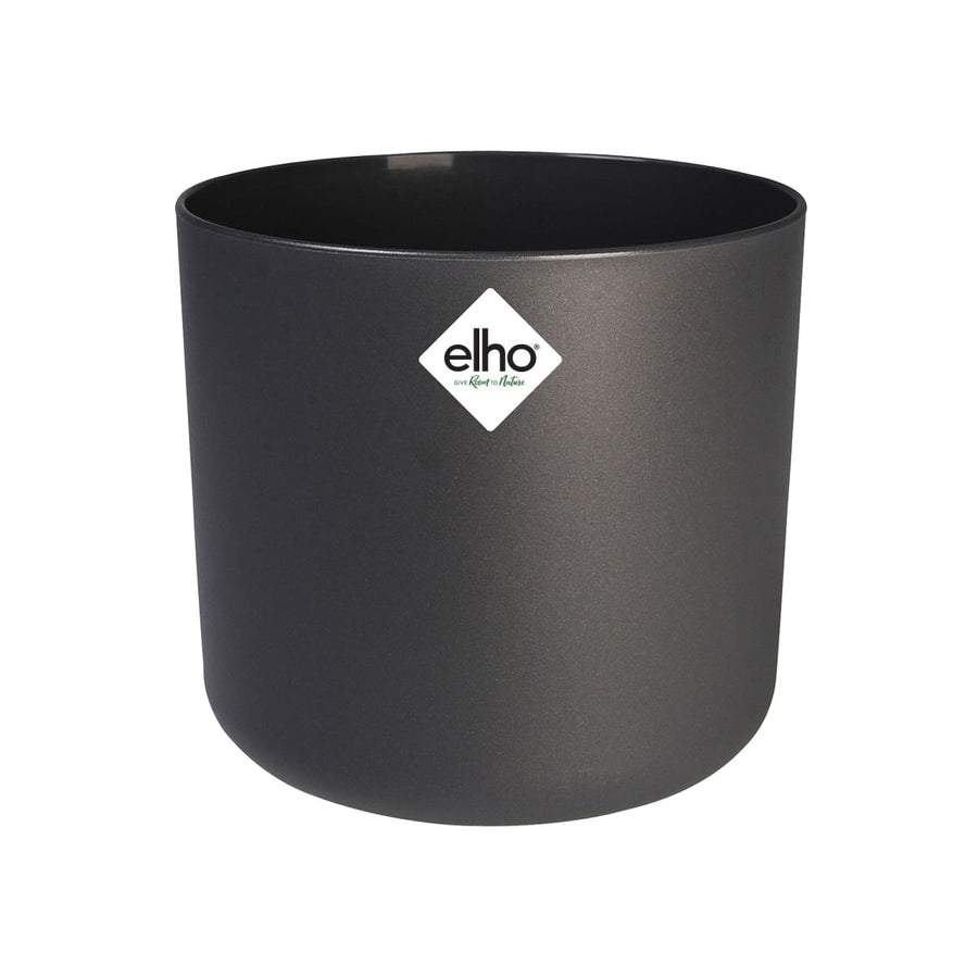 Bricocenter B.for Soft Round ELHO pot cover DIAM 22 H20,4 CM ANTHRACITE
