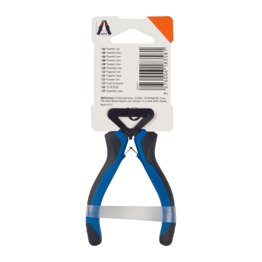 Bricocenter DEXTER MINI SEMI ROUND NOSE PLIERS 128MM CHROME VANADIUM
