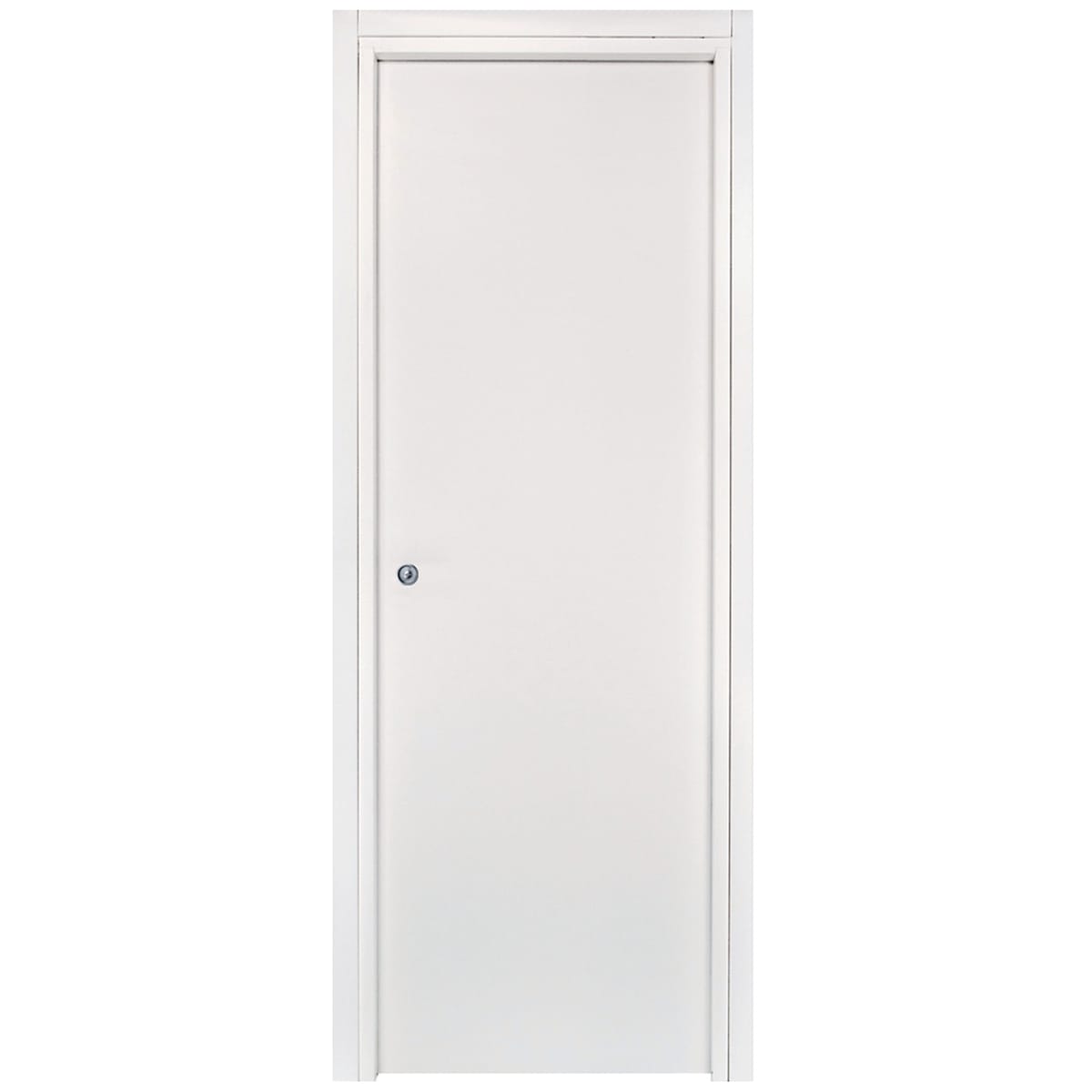 Bricocenter DOOR ANNA WHITE 70X210 CM SLIDING INTERIOR WALL CHROME HARDWARE