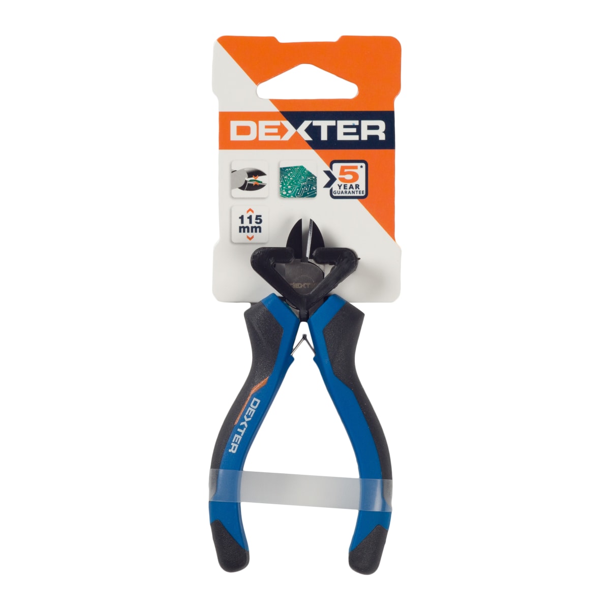 DEXTER MINI DIAGONAL CUTTER 115 MM CHROME VANADIUM