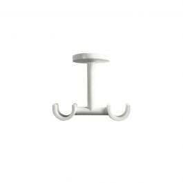ORGANIC OPEN DOUBLE METAL CEILING SUPPORT WHITE 6CM D20