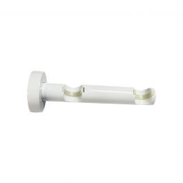 DOUBLE OPEN MAYA METAL WHITE GLOSSY 50/135MM D20 SUPPORTS
