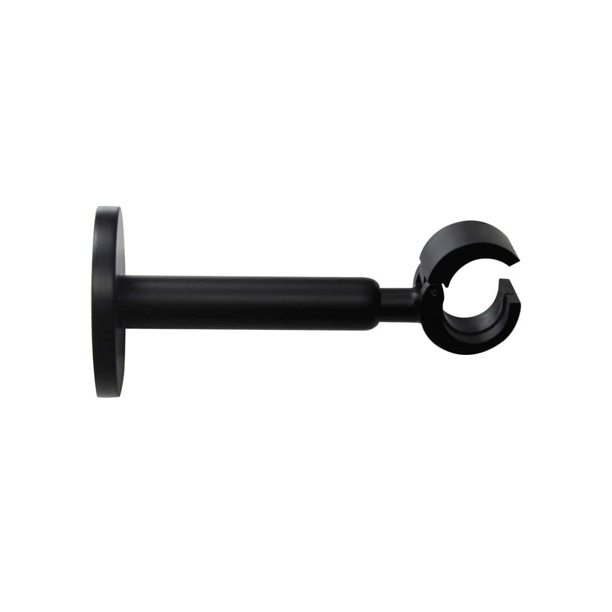 BLACK METAL CLOSED FACTO SUPPORTS 115-160 MM D20