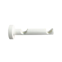 OPEN DOUBLE SUPPORTS ORGANIC METAL MATT WHITE 50/135MM D20