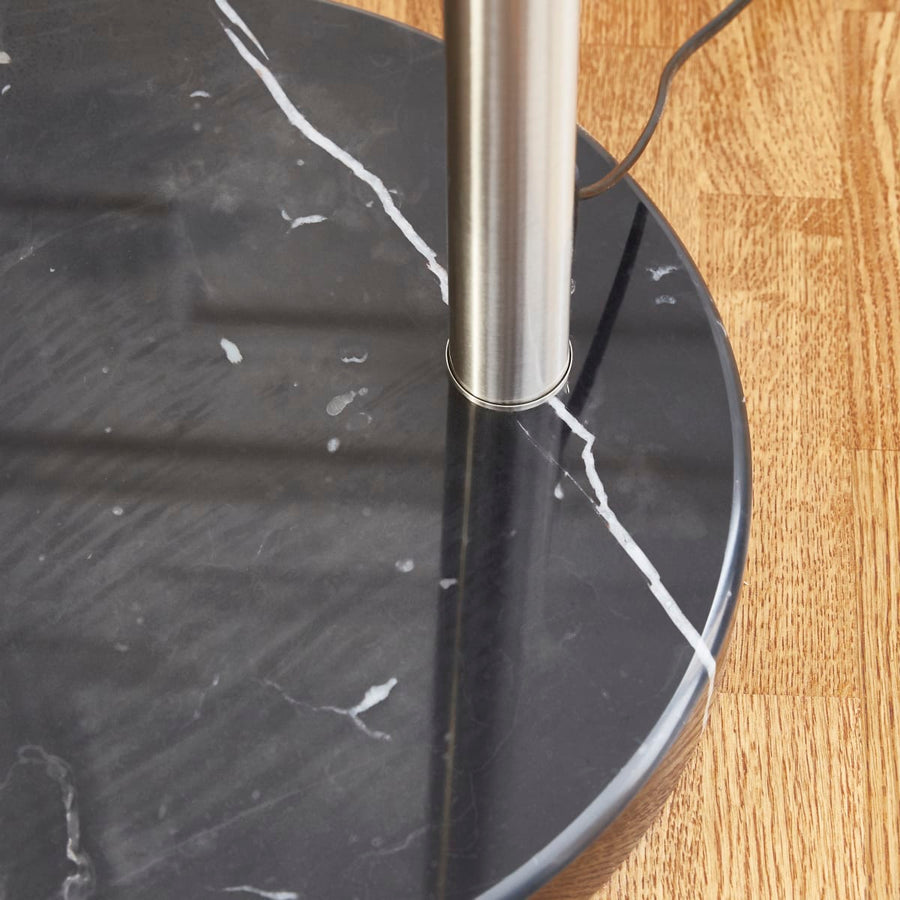 FLOOR LAMP BIG SOFA METAL NICKEL H210 CM E27=60W