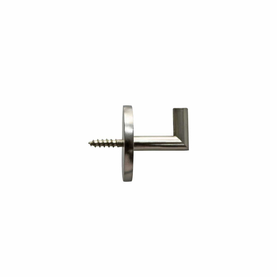 Bricocenter 2 KALI METAL NICKEL D20 CURTAIN HOOKS