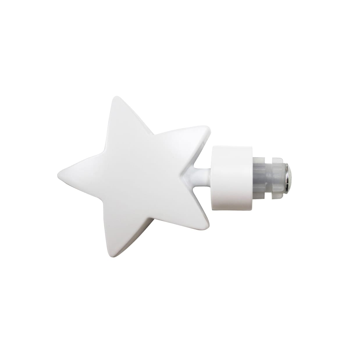 Bricocenter FINIALS ORGANIC STAR METAL MATT WHITE D20