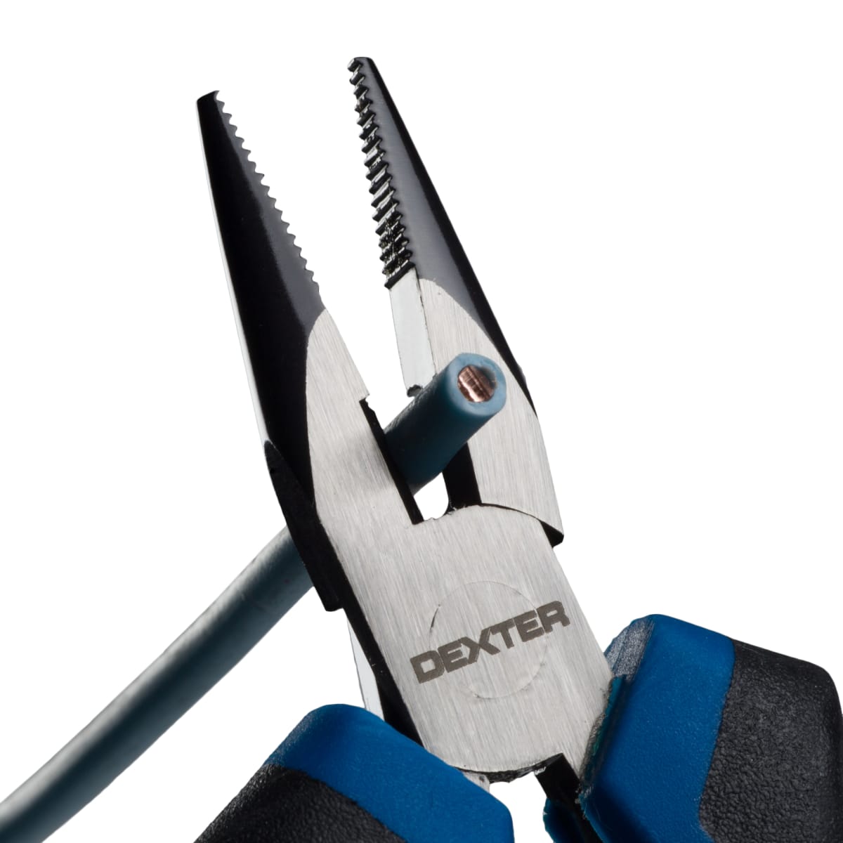 DEXTER MINI SEMI ROUND NOSE PLIERS 128MM CHROME VANADIUM