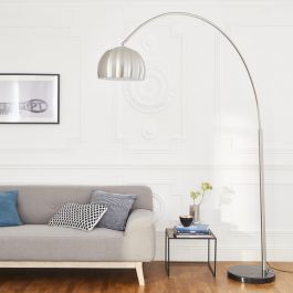 FLOOR LAMP BIG SOFA METAL NICKEL H210 CM E27=60W