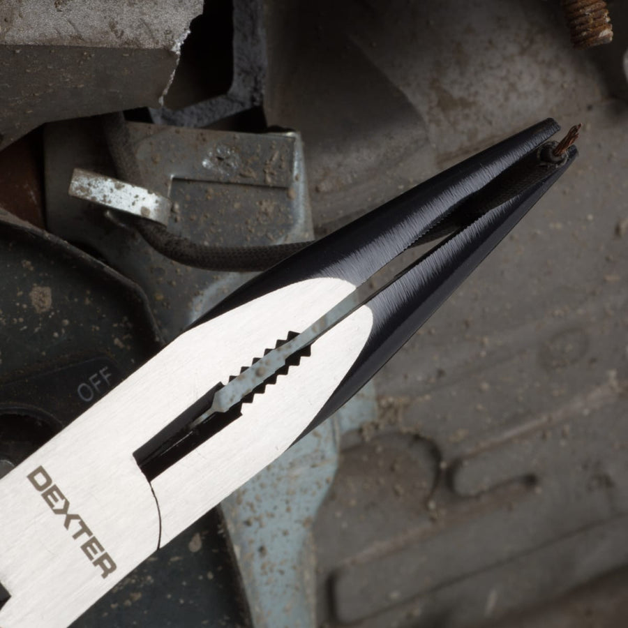 Bricocenter DEXTER FLAT NOSE PLIERS 200MM CHROME VANADIUM INSULATED